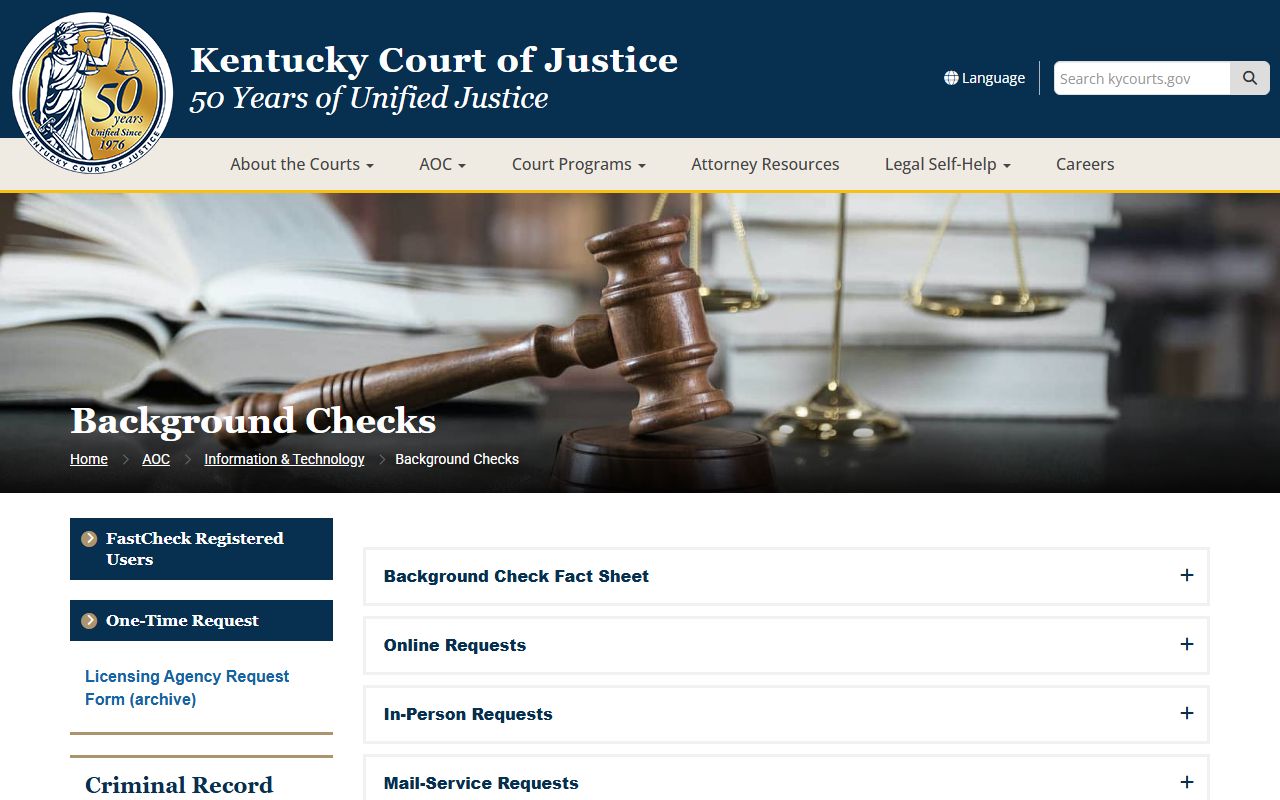 Webster County court records AOC background check and criminal report access